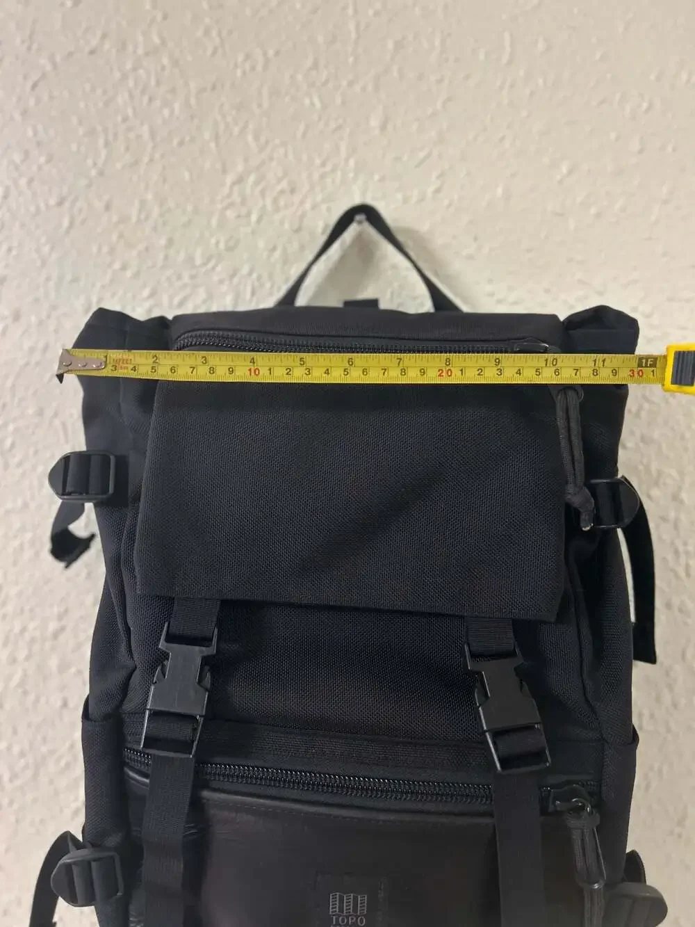 Topo Designs Rover Pack Premium Black Leather Accent Backpack